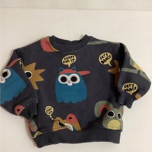 Zara Kids Graphic Sweatshirt - Multicolor
